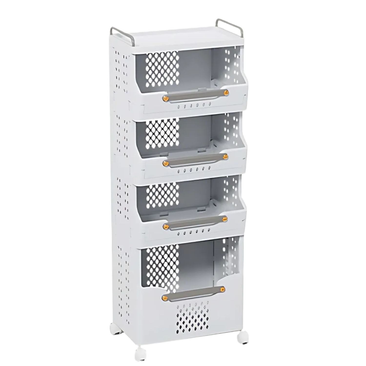CESTA ORGANIZADOR DE ROPA SUCIA ALMACENAMIENTO 4 NIVELES - 1