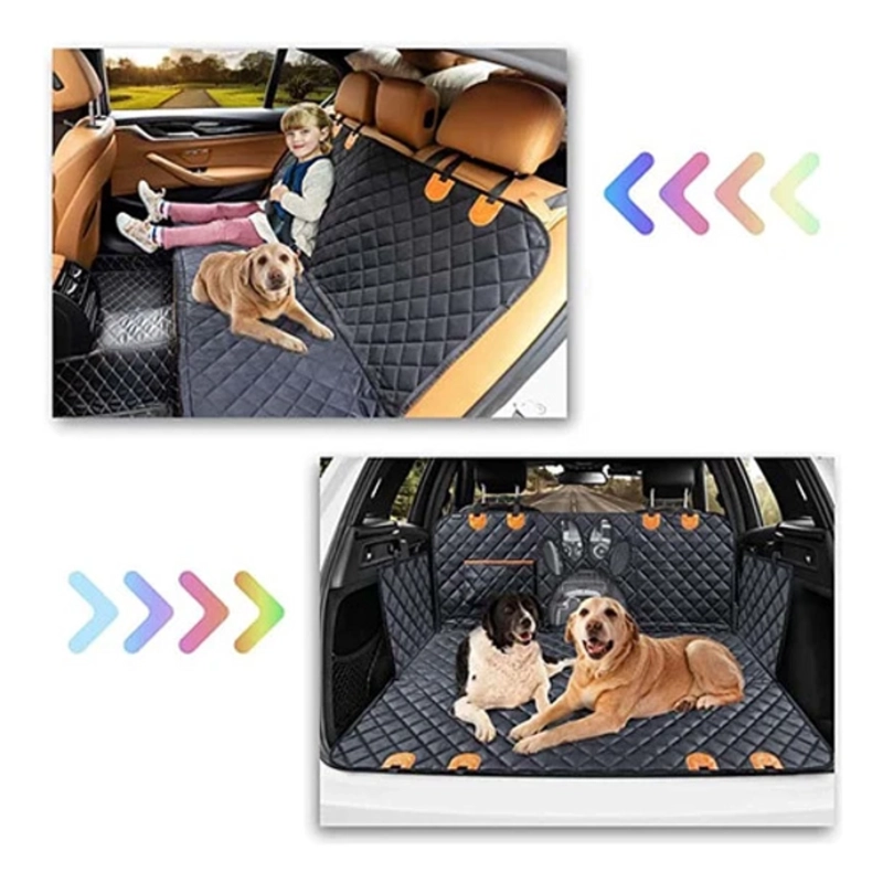 FUNDA DE ASIENTO TRASERO CRUSEC PARA AUTO RESISTENTE IMPERMEABLE - 2