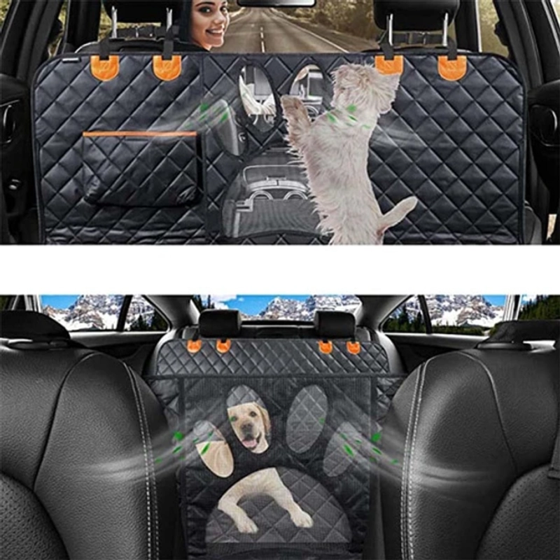 FUNDA DE ASIENTO TRASERO CRUSEC PARA AUTO RESISTENTE IMPERMEABLE - 3