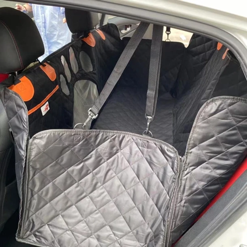 FUNDA DE ASIENTO TRASERO CRUSEC PARA AUTO RESISTENTE IMPERMEABLE - 5
