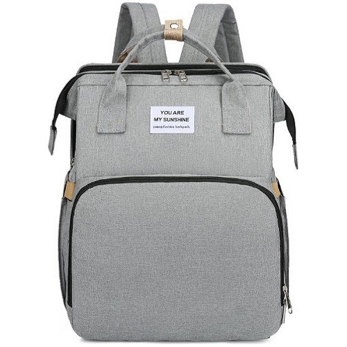 Bolso Mochila Cuna Plegable Impermeable Multifuncional - 2