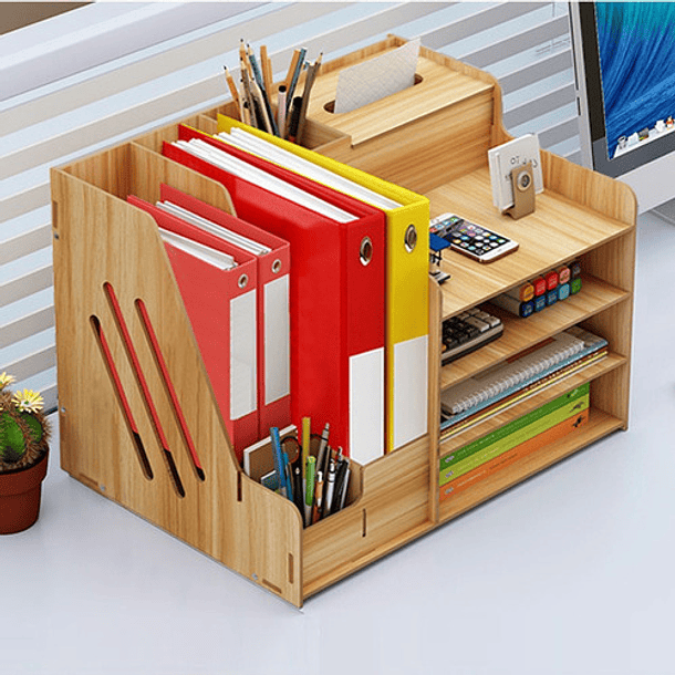 ORGANIZADOR CRUSEC CAJA DE ALMACENAMIENTO DE ARCHIVOS OFICINA - 4