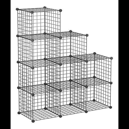 ORGANIZADOR ALMACENAMIENTO DE 6 CUBOS DE HIERRO ARMABLE - 4
