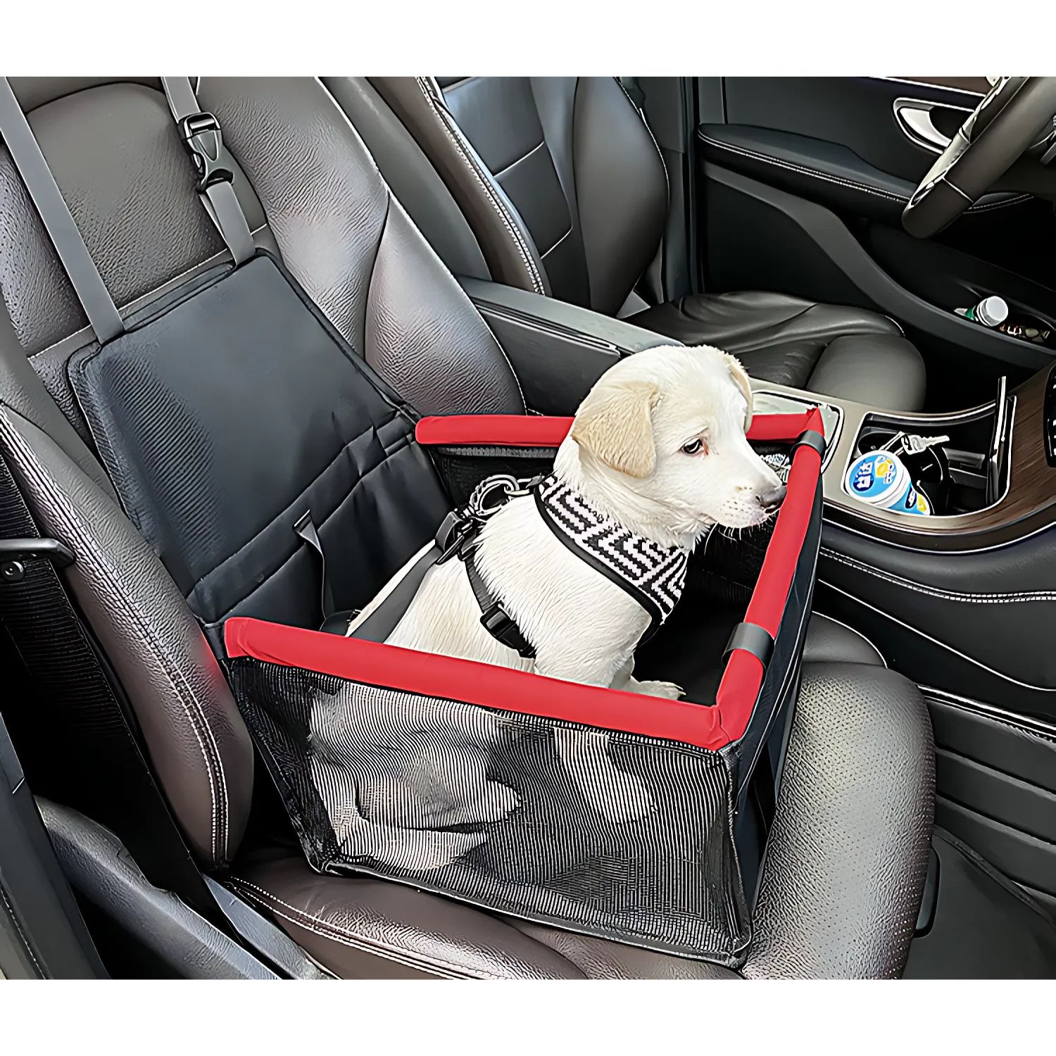 ASIENTO PORTATIL DE VIAJES AUTO CRUSEC PARA MASCOTAS PERRO GATO - 1