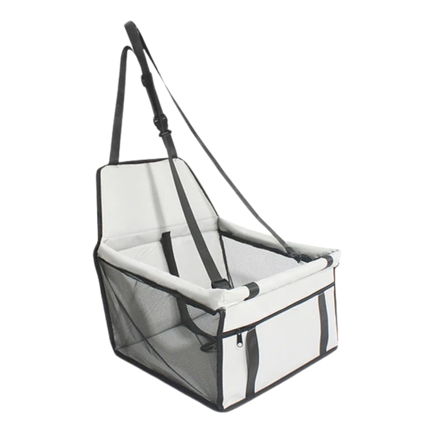 ASIENTO PORTATIL DE VIAJES AUTO CRUSEC PARA MASCOTAS PERRO GATO - 4