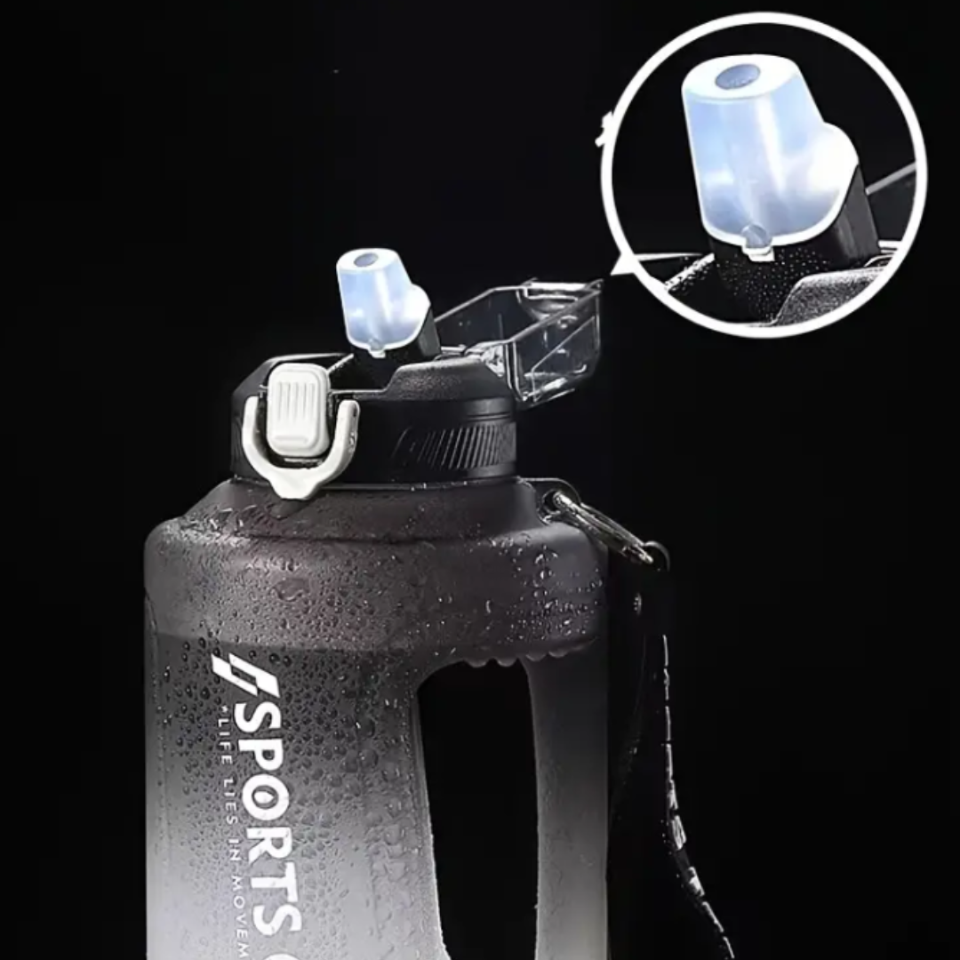 BOTELLA DE AGUA CRUSEC GRADIENTE 2300ML DEPORTIVA FITNESS UNISEX - 3