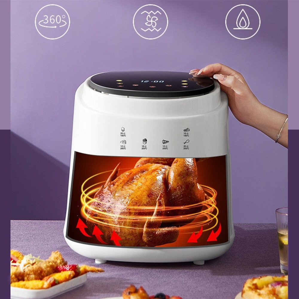 FREIDORA DE AIRE CRUSEC ELÉCTRICA INTELIGENTE DE 8L AIR FRYER - 2
