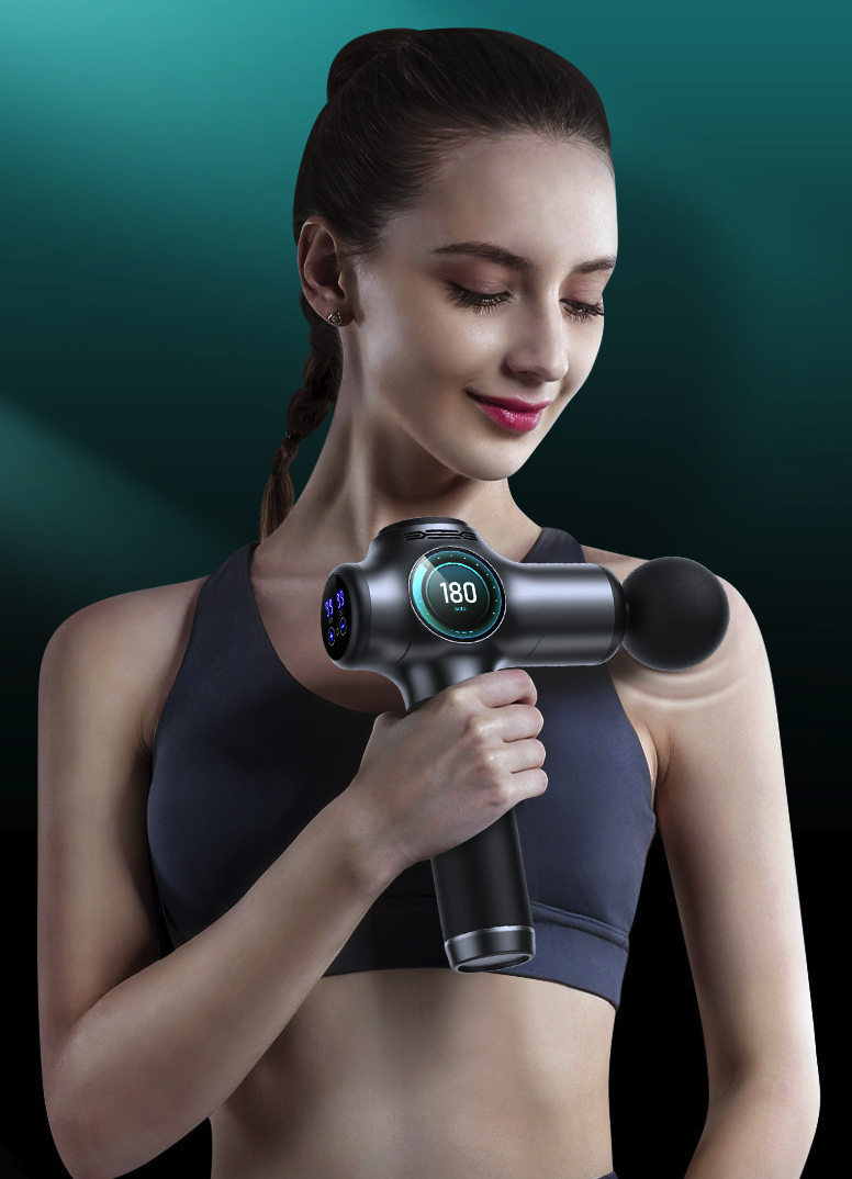 HIDROMASAJE CRUSEC PISTOLA MASAJEADOR MUSCULAR MASAJE ELÉCTRICO DIGITAL - 2