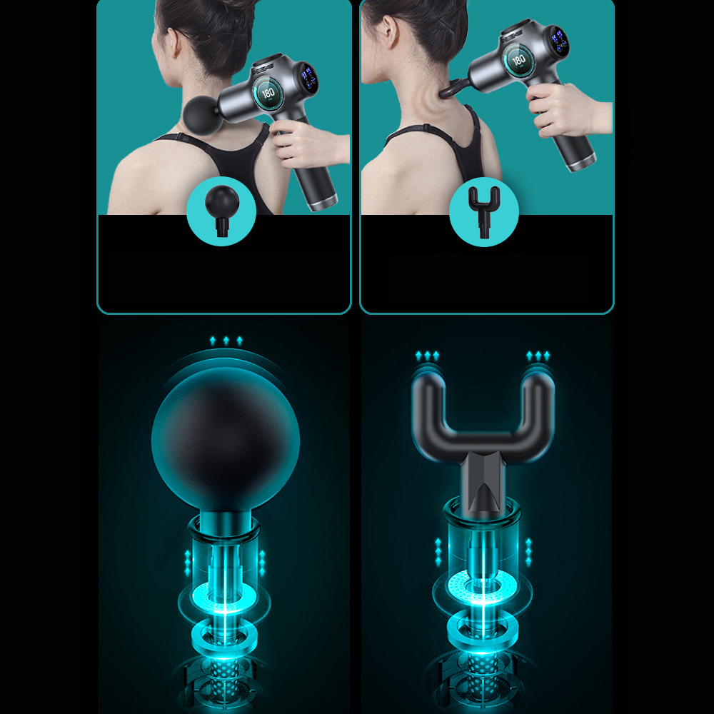 HIDROMASAJE CRUSEC PISTOLA MASAJEADOR MUSCULAR MASAJE ELÉCTRICO DIGITAL - 5