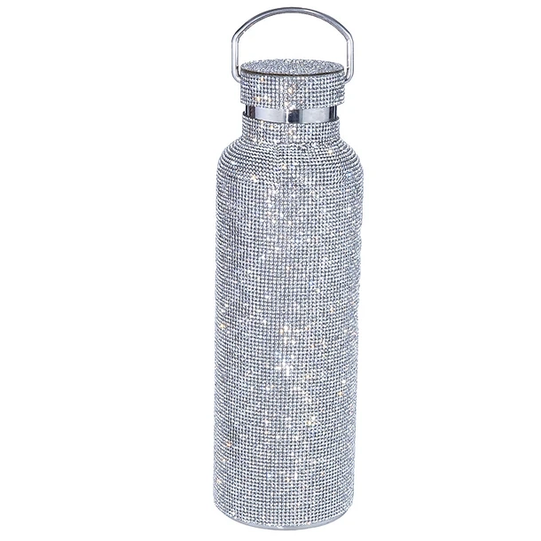 TERMO BOTELLA DISENO DIAMANTES 500ML PORTATIL TERMICA