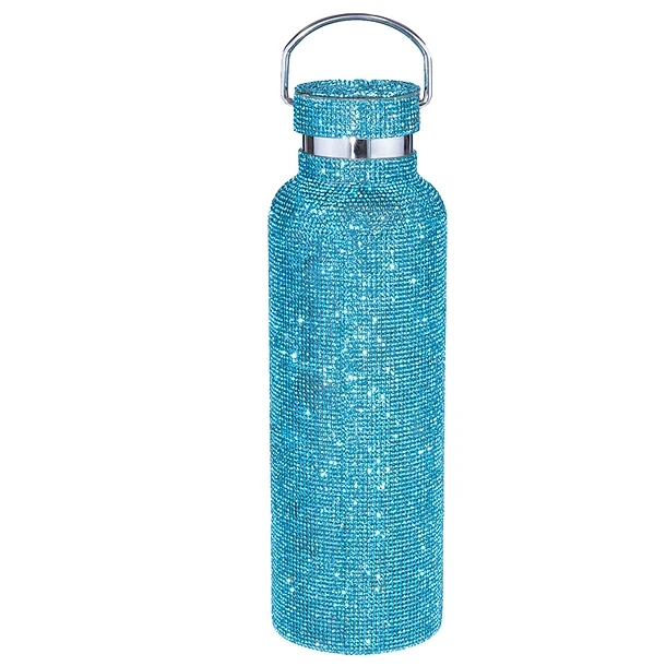 TERMO BOTELLA DISEÑO DIAMANTES 500ML PORTATIL TERMICA - 1