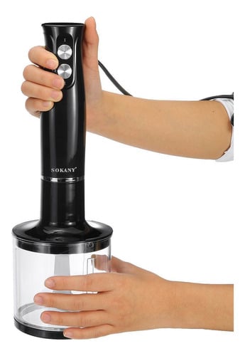 Batidora De Mano 4 En 1 Con Cuchillas Extraibles 500w - 5