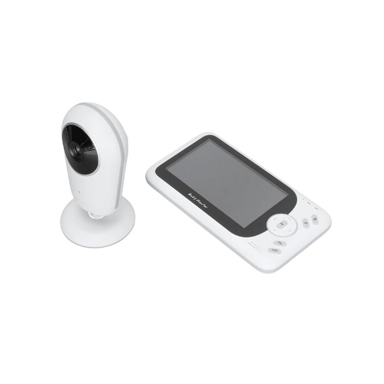 CÁMARA CRUSEC MONITOR VÍDEO BEBÉS PORTÁTIL CON MUSICA BLANCO - 2