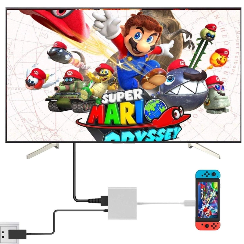ADAPTADOR MULTIPUERTO 3 EN 1 USB TIPO C 3.0 A HDMI 4K - 6