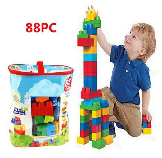 BLOKS JUEGO DE CONSTRUCCIÓN MULTICOLOR 88 PIEZAS DELUXE - 2