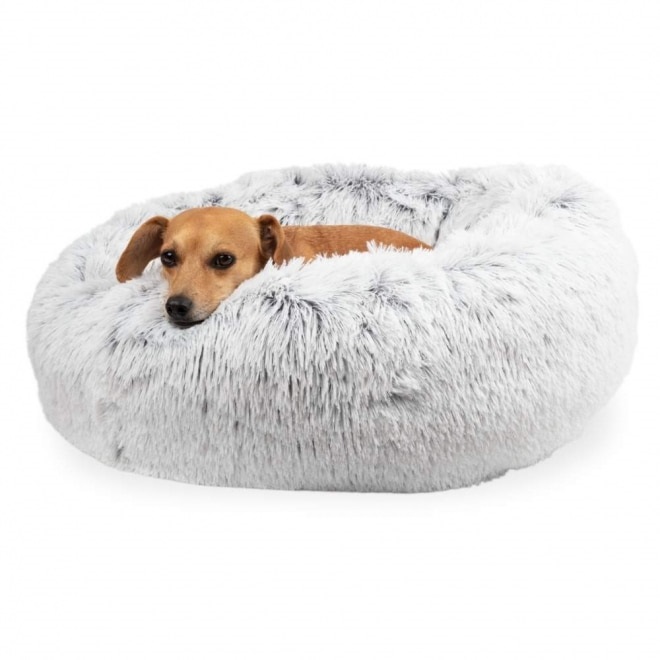 CAMA MASCOTA CRUSEC NIDO FELPA CON FORMA ROSCA 50 CM - 1