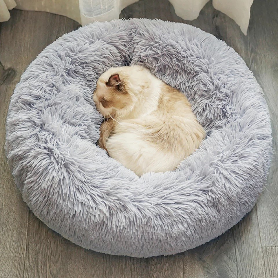 CAMA MASCOTA CRUSEC NIDO FELPA CON FORMA ROSCA 50 CM - 7
