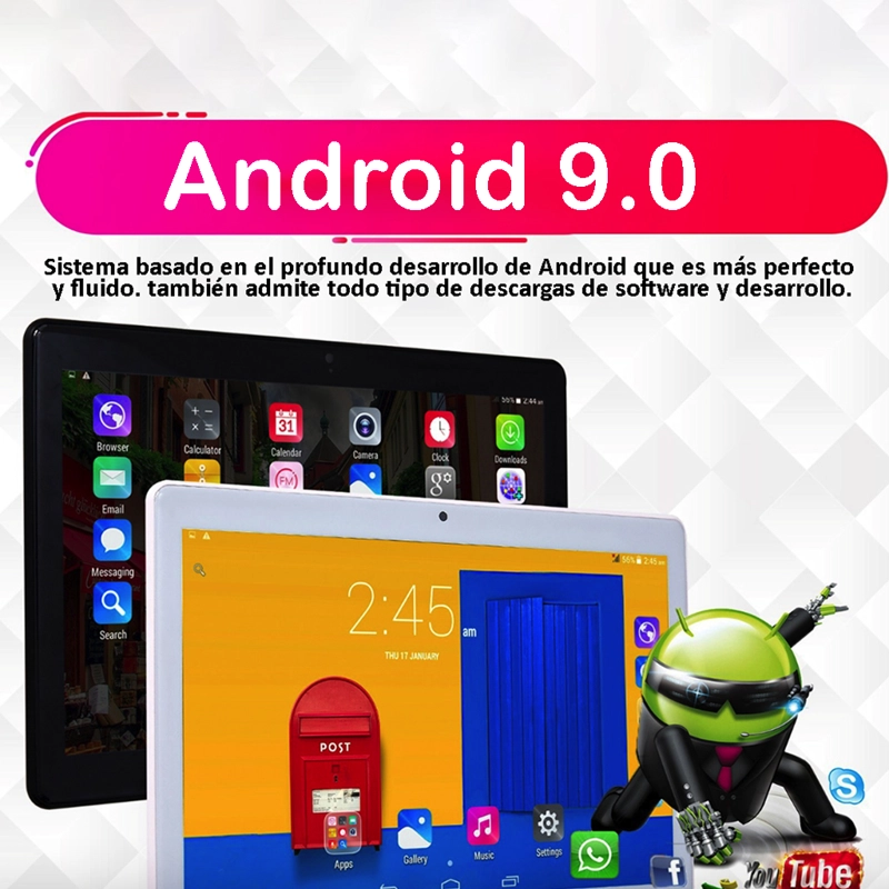 TABLET INTELIGENTE 10 PULGADAS 32GB ROM, 2 GB RAM + FUNDA - 4