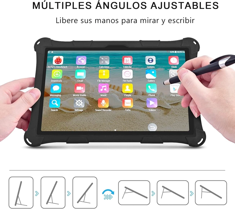 TABLET INTELIGENTE 10 PULGADAS 32GB ROM, 2 GB RAM + FUNDA - 6