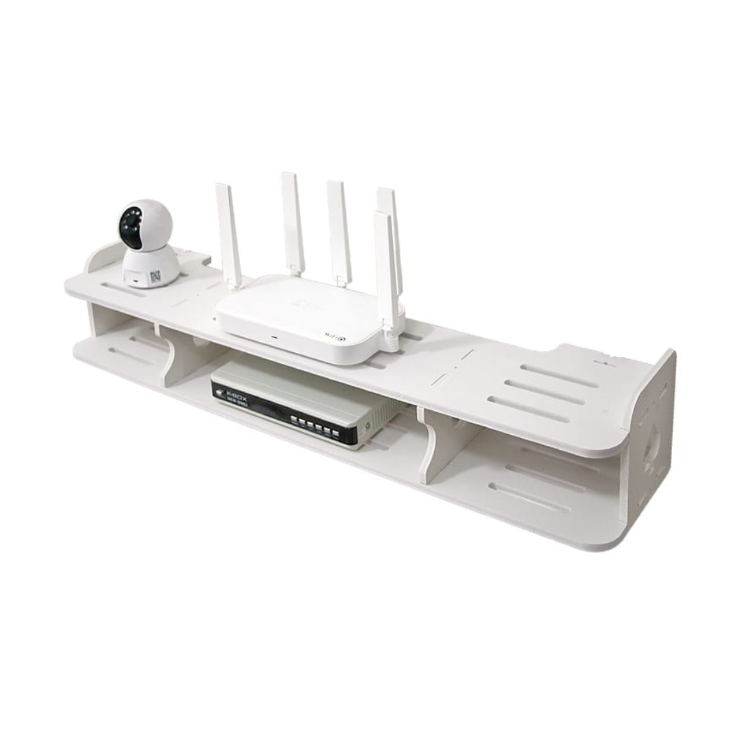 ESTANTERIA SOPORTE FLOTANTE DE PARED PARA TV, ORGANIZADOR - 1