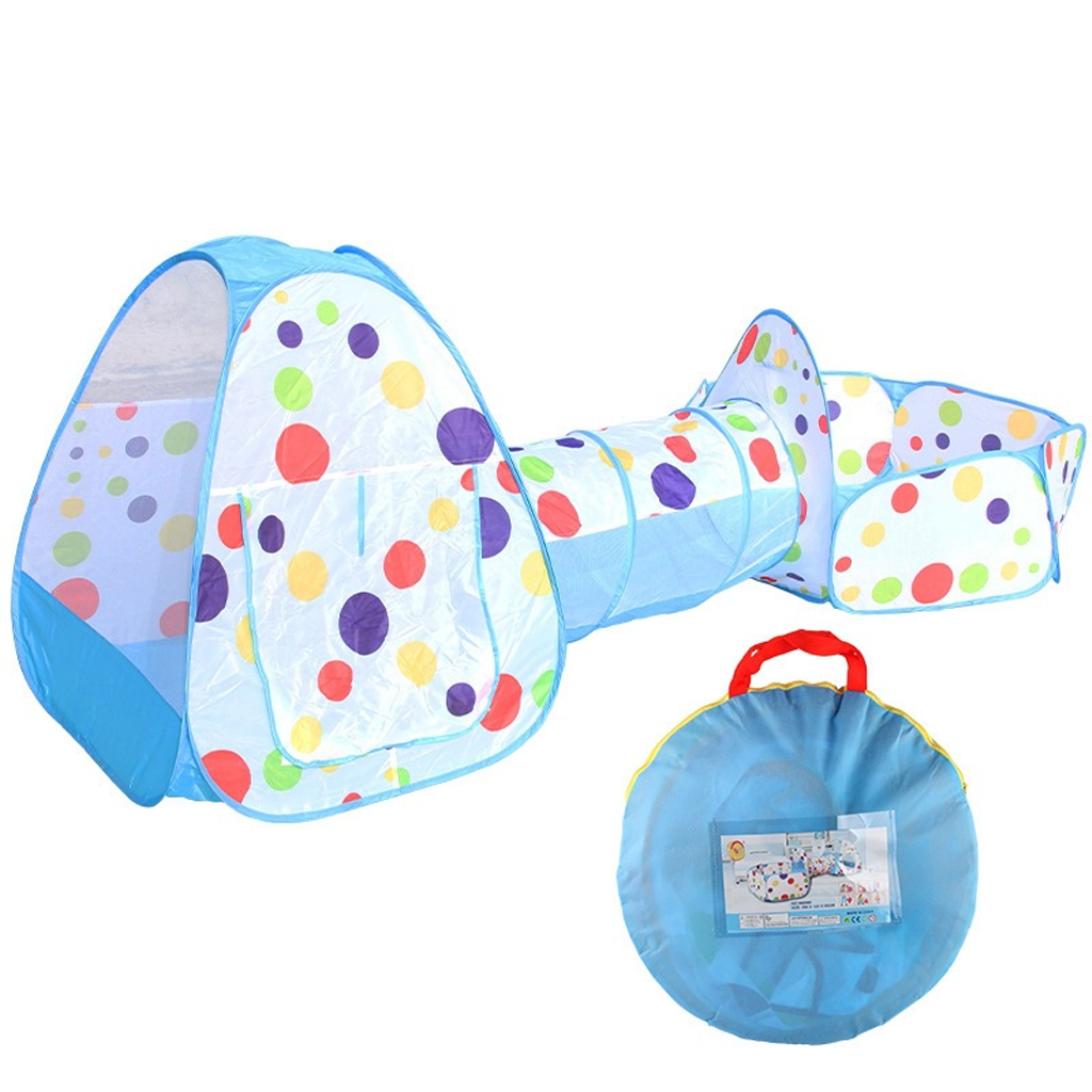 MINIPARQUE CRUSEC INFANTIL TÚNEL GATEO Y PISCINA PELOTAS - 1