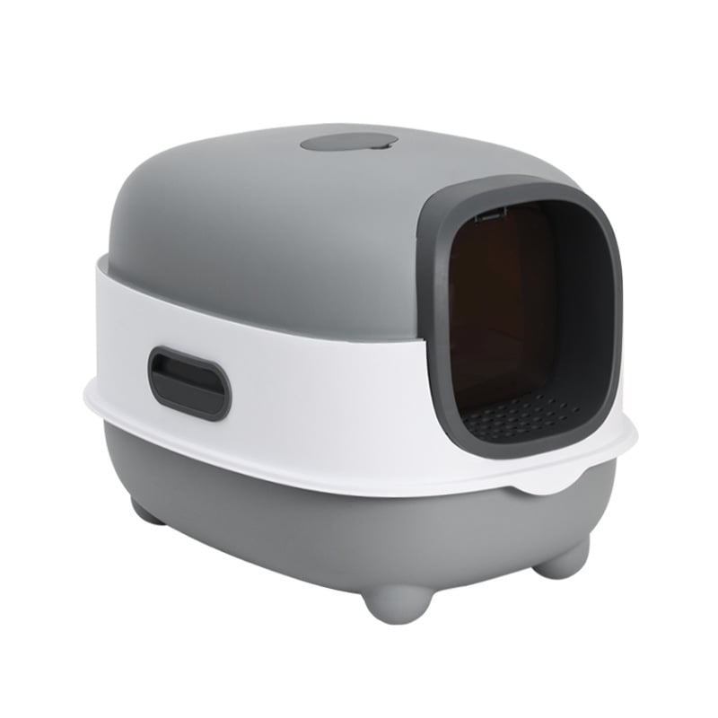 CAJA DE ARENA PLEGABLE COMPLETA ESTERILIZACIÓN UV PARA GATO - 1