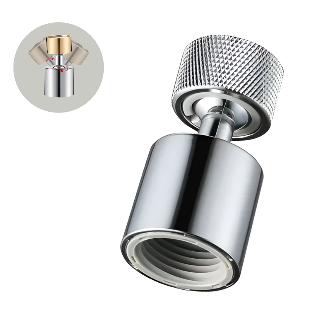 REPUESTOS PARA GRIFERÍA CRUSEC ADAPTADOR GRIFO ANTI SALPICADURAS FILTRO 3 VELOCIDADES - 2