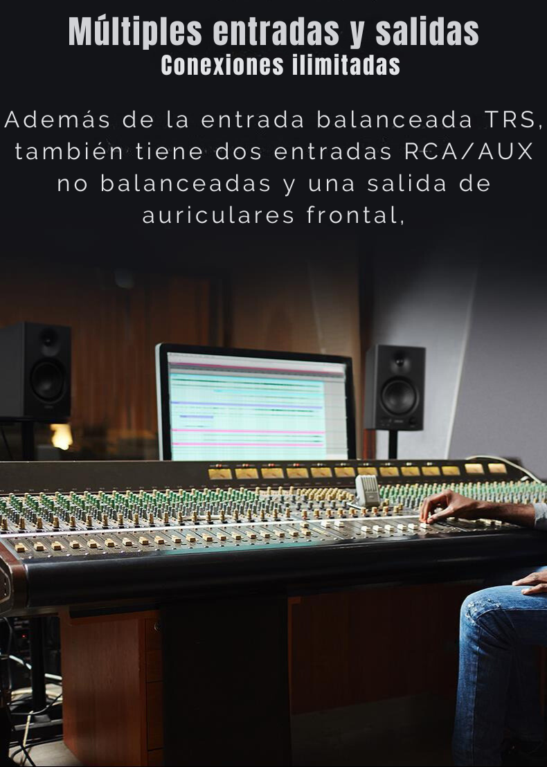 PARLANTE DUAL EDIFIER MR4 MONITOR ESTUDIO TRS ALTAVOZ - 3