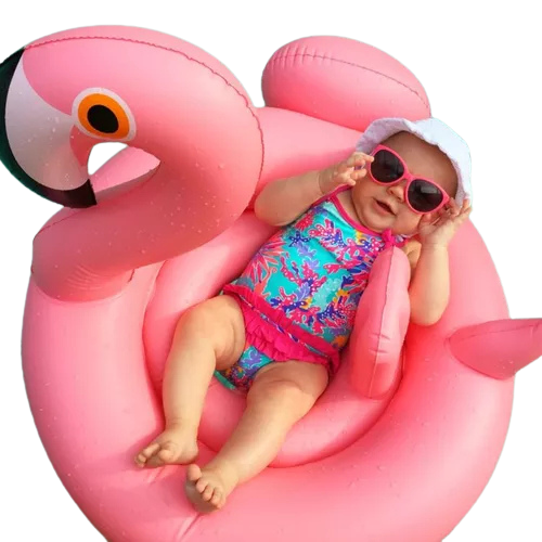 INFLABLE CRUSEC FLAMENCO MONTABLE COLCHON PISCINA JUGUETE PLAYA - 1