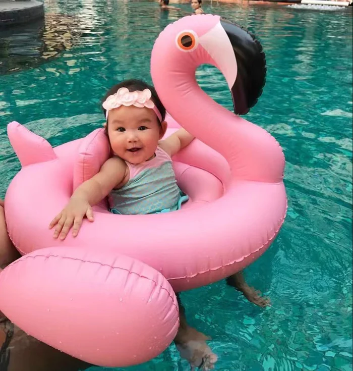 INFLABLE CRUSEC FLAMENCO MONTABLE COLCHON PISCINA JUGUETE PLAYA - 5