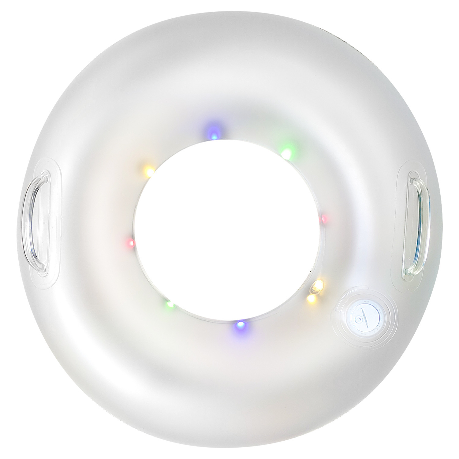 FLOTADOR CRUSEC LED MULTICOLOR ANILLO CON ASAS DE NATACION 26*56 - 5