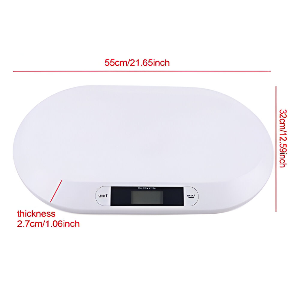 BALANZA CRUSEC ELECTRÓNICA PARA BEBES, BÁSCULA DIGITAL 20KG - 4