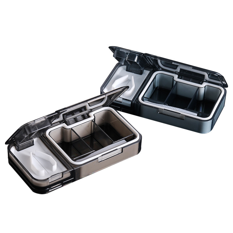CAJA CORTADOR DE MEDICINAS DE PASTILLAS ORGANIZADOR DIVISOR - 2