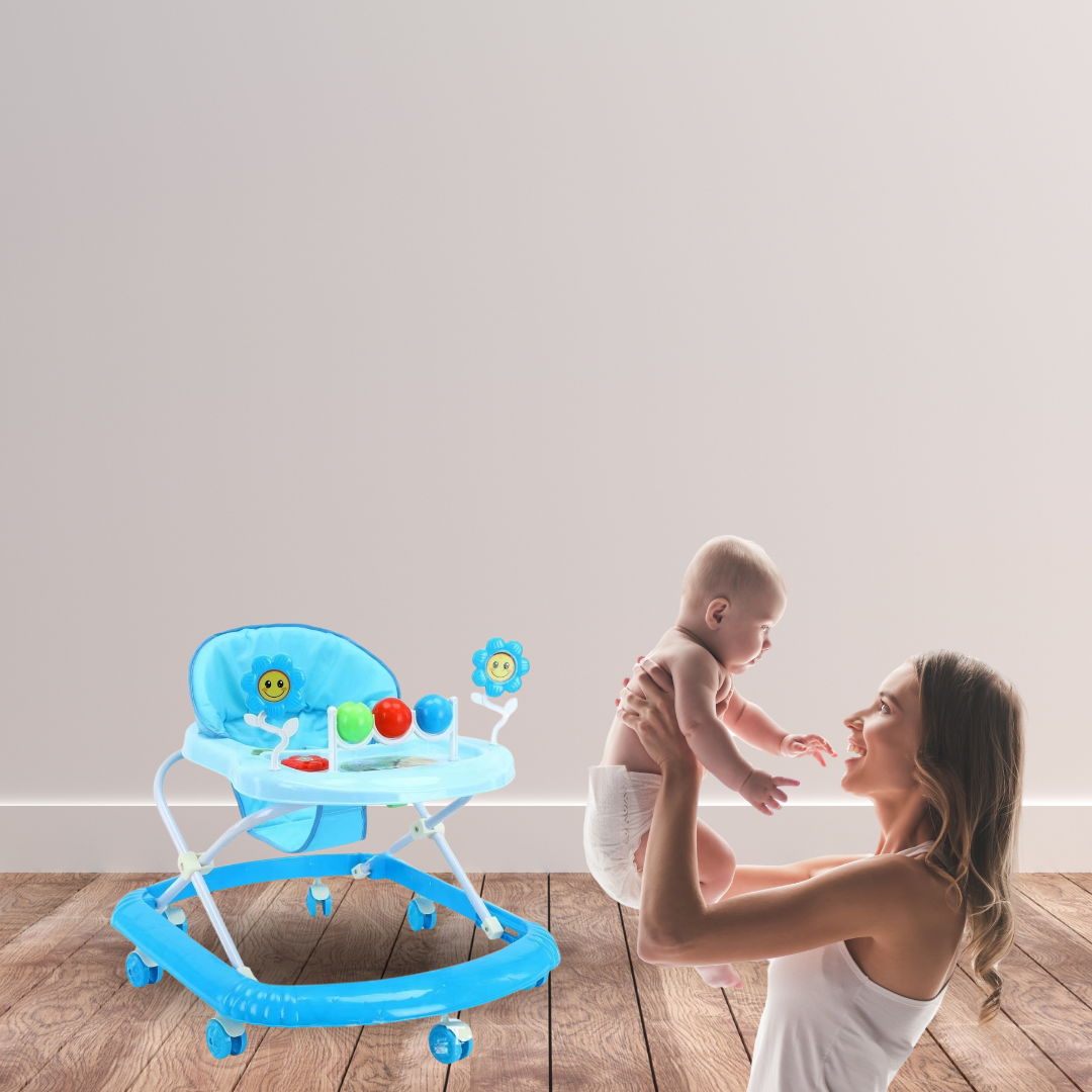 ANDADOR PLEGABLE FLORES CON MUSICA BEBES PORTABLE UNISEX - 4