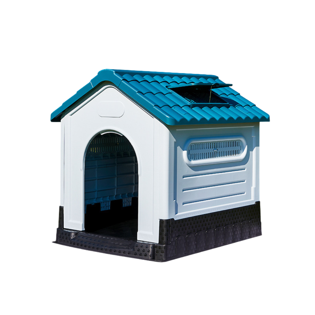 CASA PARA PERRO MASCOTAS EXTERIOR IMPERMEABLE 100X71X95 CM - 1