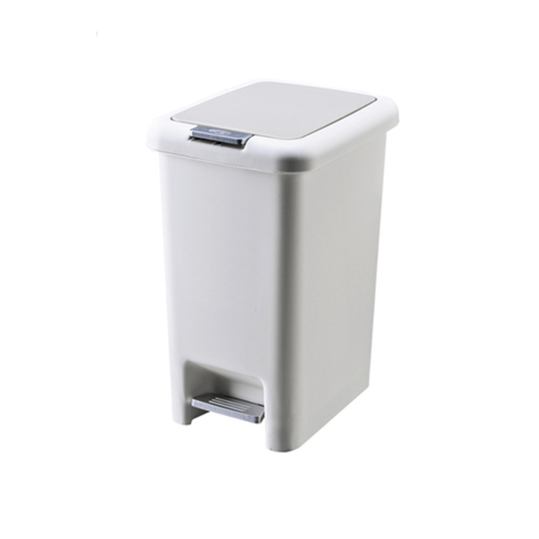 BASURERO CRUSEC COCINA CON PEDAL Y APERTURA A PRESIÓN 8 LITROS - 1