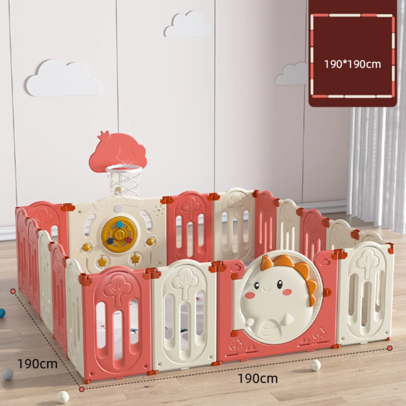 CORRAL JUEGOS CRUSEC DINOSAURIO INFANTIL PLEGABLE 190CM X 190CM - 2