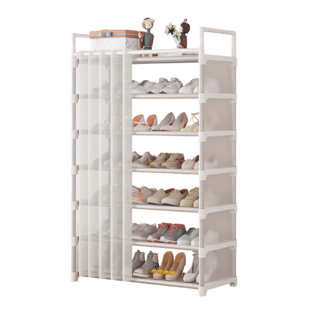 ZAPATERO CRUSEC 7 NIVELES METAL ORGANIZADOR + CORTINA ACERO - 1