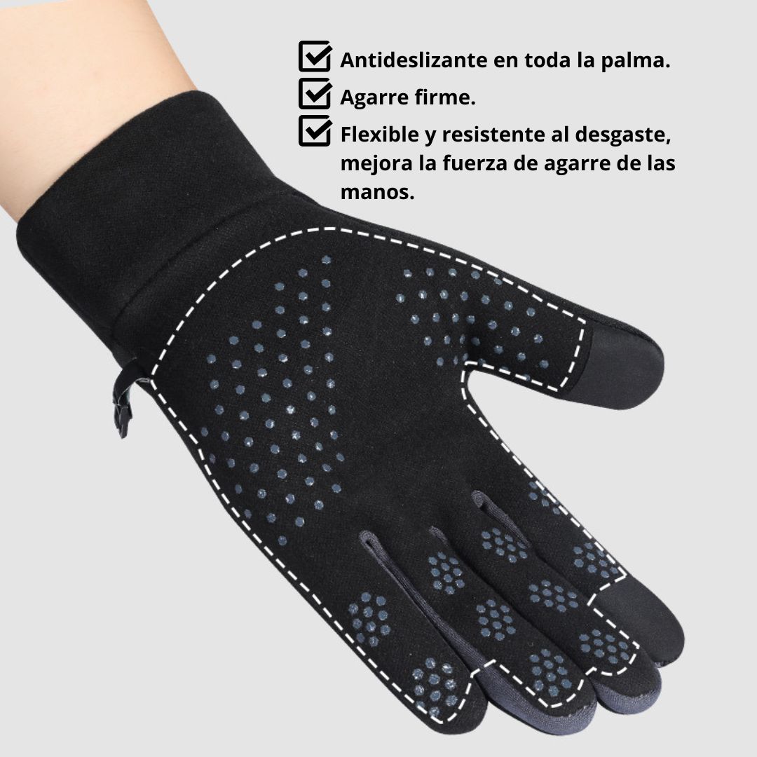 GUANTES IMPERMEABLES TÁCTILES TERMICOS PARA INVIERNO - 2