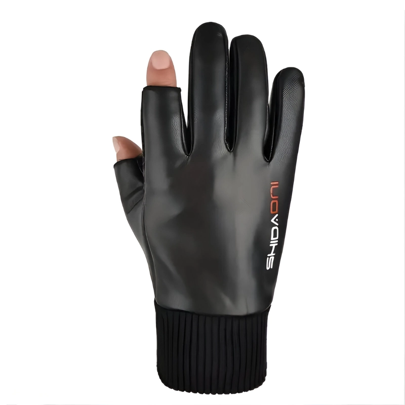 GUANTES PARA MOTOS CRUSEC IMPERMEABLES COLOR NEGRO IMPERMEABLE - 3