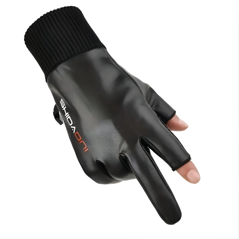 GUANTES PARA MOTOS CRUSEC IMPERMEABLES COLOR NEGRO IMPERMEABLE - 6