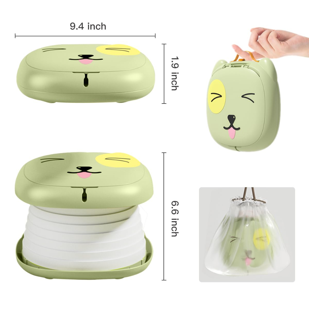 PELELA CRUSEC M1 BEBÉ BACINICA NIÑOS PLEGABLE BAÑO PORTÁTIL VERDE - 6