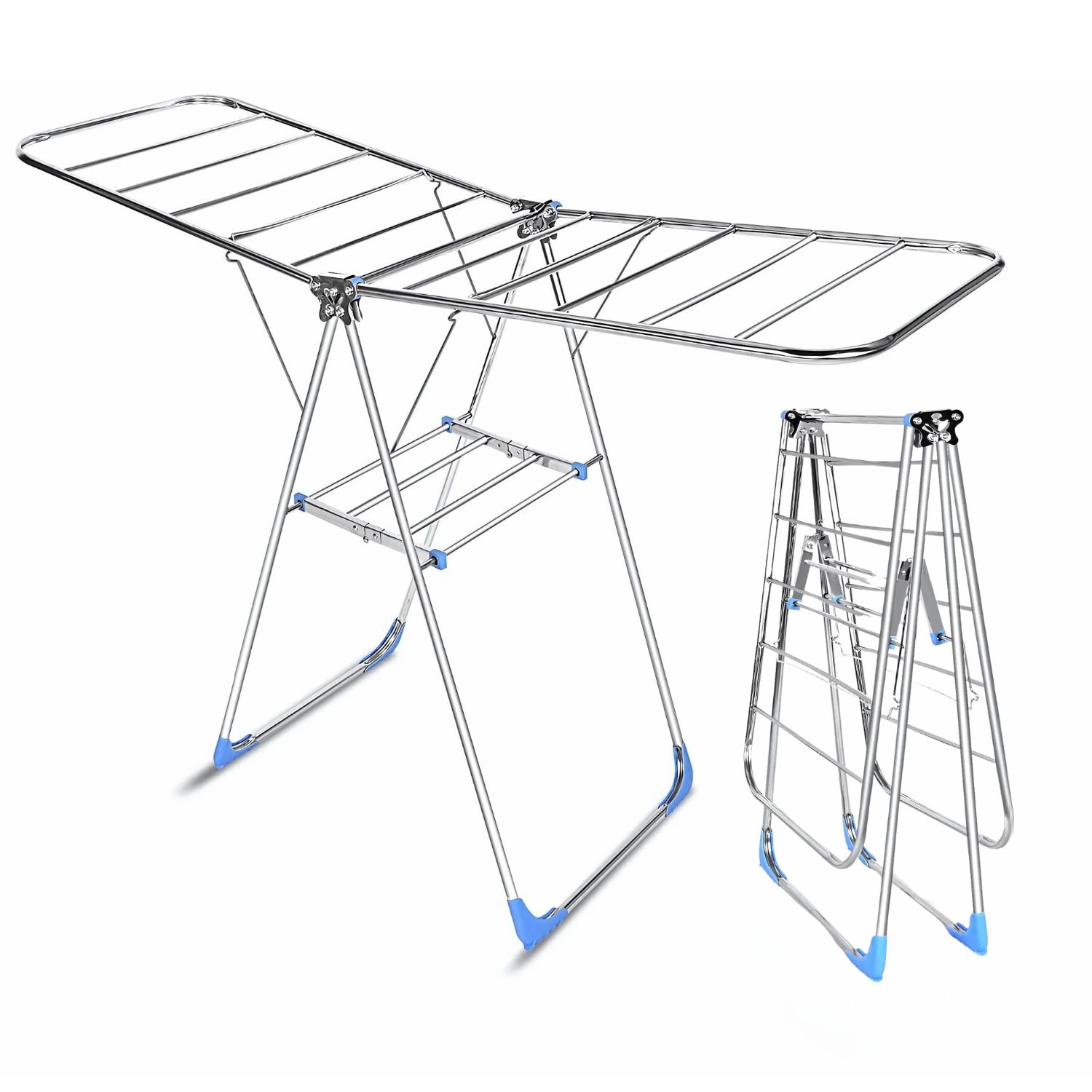 TENDEDERO PLEGABLE PARA ROPA METÁLICO COLGADERO 150 CM - 2