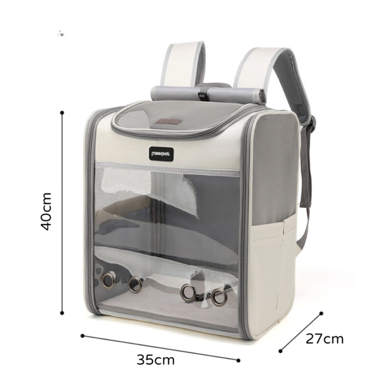 MOCHILA TRANSPORTADORA PERROS GATOS M1 BOLSO PASEO CRUSEC - 4