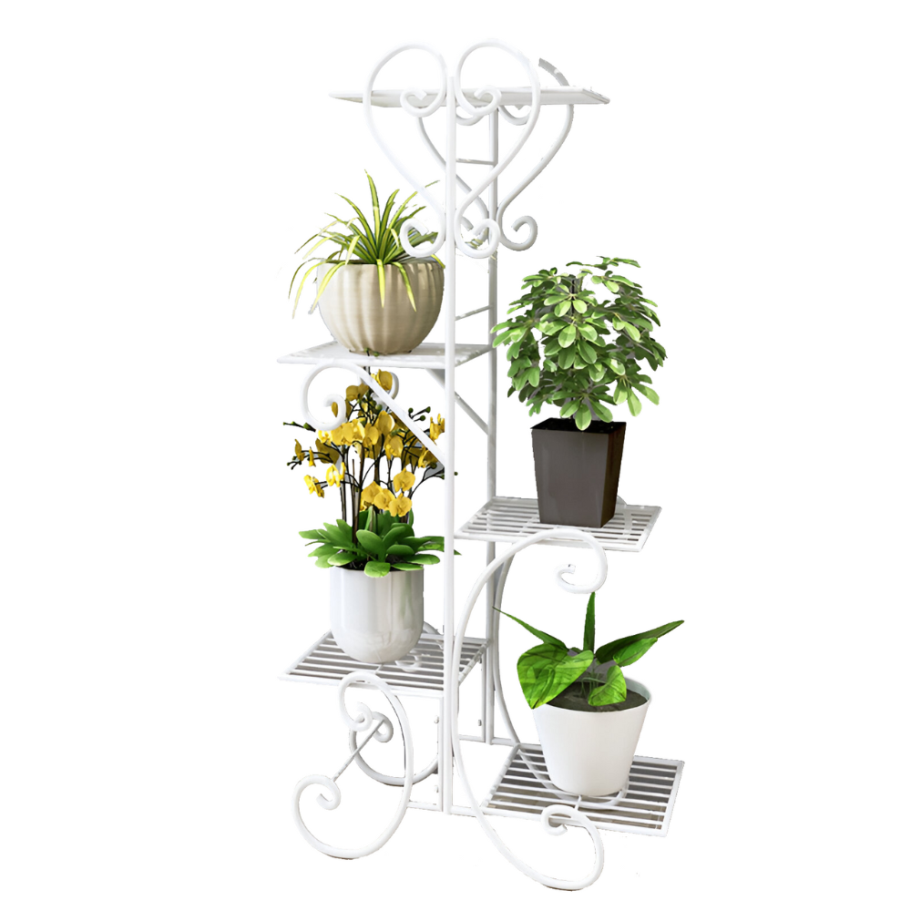 SOPORTE DE 5 NIVELES PARA MACETAS PLANTAS DECORATIVO - 1