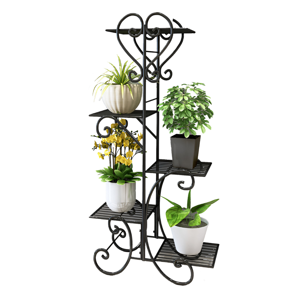 SOPORTE DE 5 NIVELES PARA MACETAS PLANTAS DECORATIVO - 2
