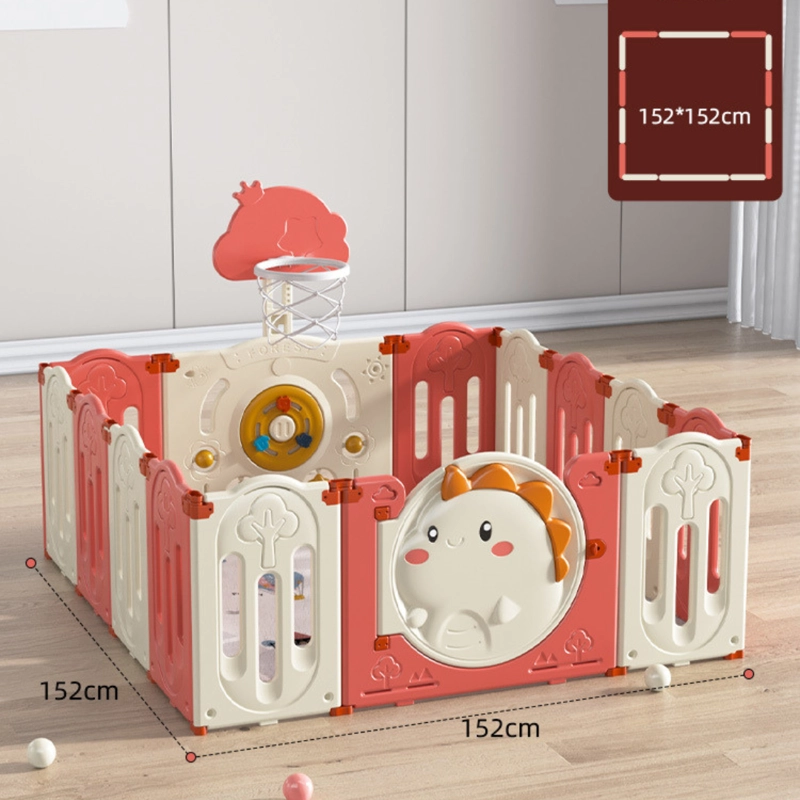 CORRAL DE JUEGOS INFANTIL DINOSAURIO PLEGABLE 152CM X 152CM - 2