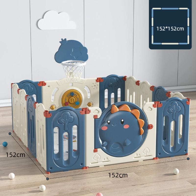 CORRAL DE JUEGOS INFANTIL DINOSAURIO PLEGABLE 152CM X 152CM - 2