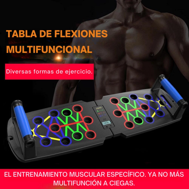 TABLA PARA FLEXIONES CRUSEC MULTIUSO CONTADOR PUSHUP PECHO HOMBRO ESPALDA - 4