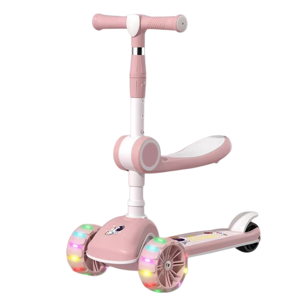 SCOOTER MONOPATÍN 3 RUEDAS LED MUSICAL PLEGABLE NIÑOS REGULABLE - 1